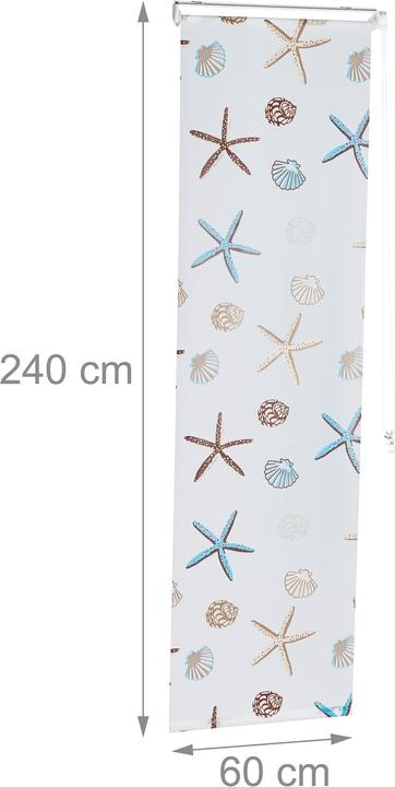 Productafbeelding Relaxdays Douche rolgordijn (60 x 5 x 240 cm)