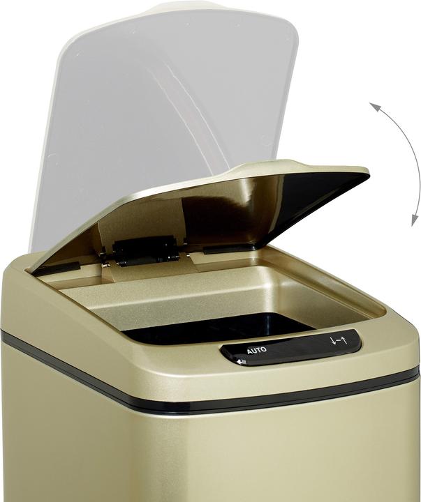 Actual product image Relaxdays Sensor Bin 12L, Trash Can With Lid & Bucket (12 l)