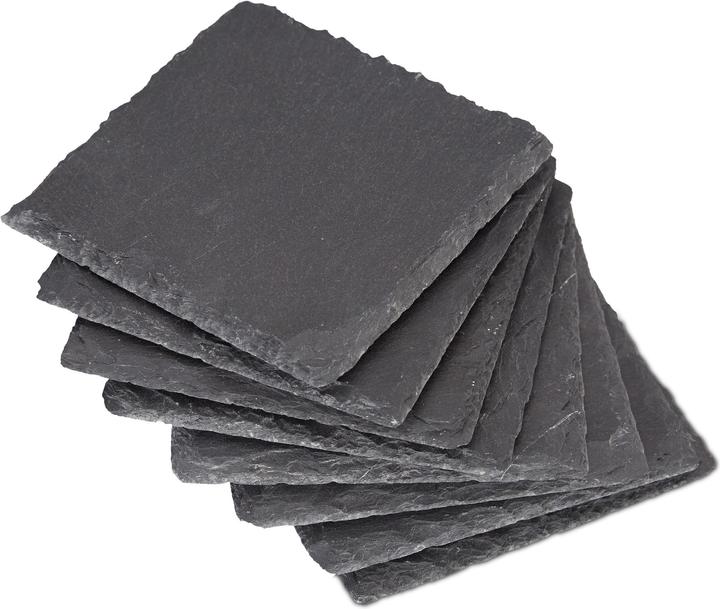 Immagine prodotto Relaxdays 8 sottobicchieri con scatola (8 x, Sottobicchiere in vetro)