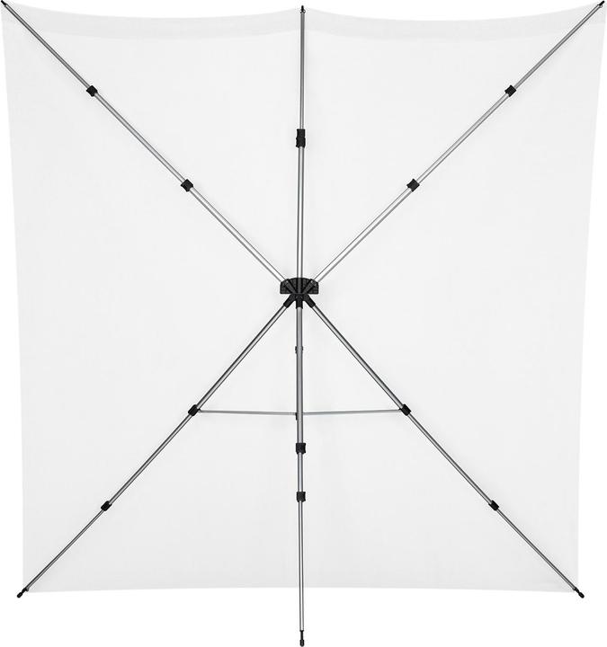 Immagine prodotto Westcott X-Drop Pro - Kit fondale bianco (8' x 8') resistente alle rughe, 2,4x2,4m (240 cm)