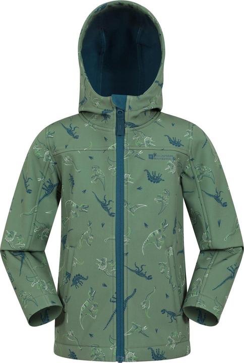 Immagine prodotto Mountain Warehouse Exodus II Giacca Soft Shell Dinosauri Bambini (140)