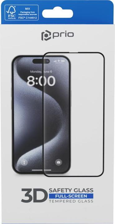 Produktbild prio 3D Displayschutzglas für iPhone 8/7 weiss (1 Stück, Apple iPhone 8, Apple iPhone 7)