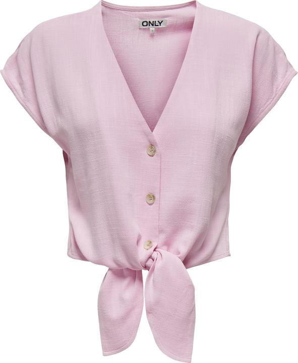 Only Onlsiesta Ss Knot Lin Bl Shirt Pnt Noos