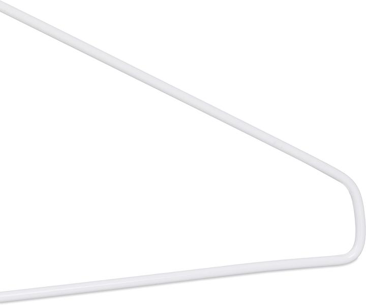 Actual product image Relaxdays Wire Coat Hangers Set of 50, Clothes Holders (50 x)