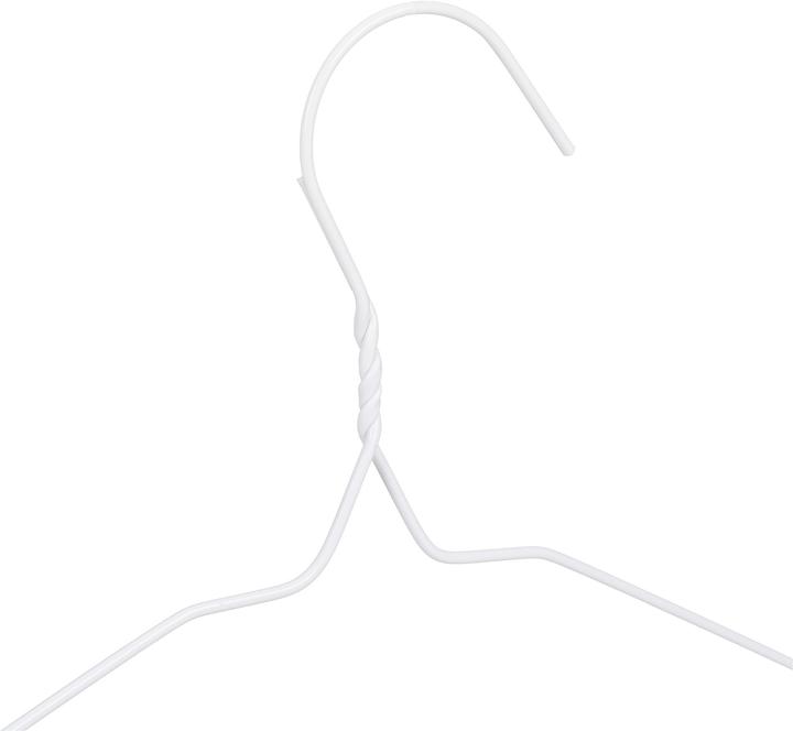 Actual product image Relaxdays Wire Coat Hangers Set of 50, Clothes Holders (50 x)