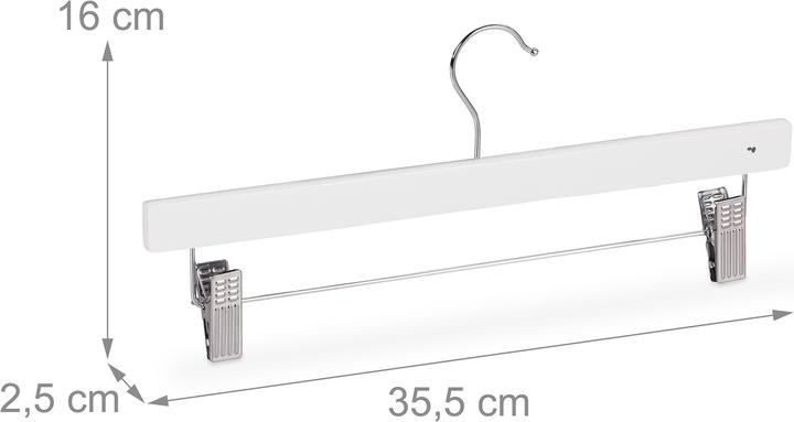 Image du produit Relaxdays Cintre pour pantalons (12 x)