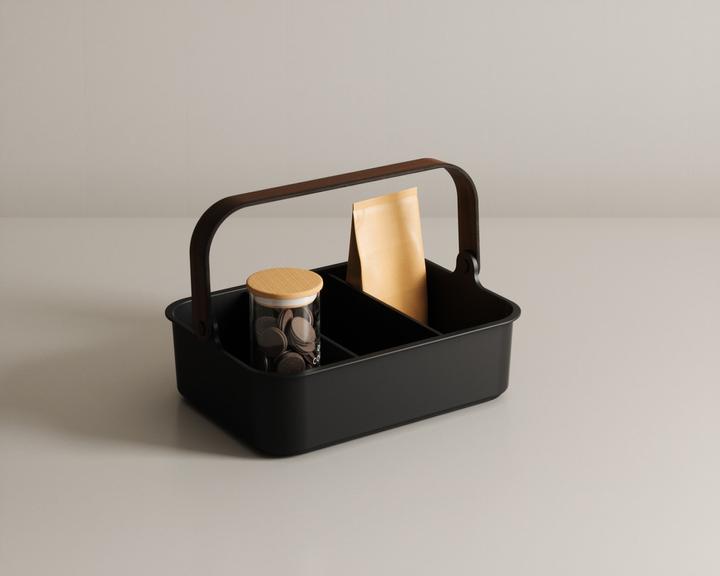 Produktbild Umbra Aufbewahrungsbox Bellwood 35 x 26 x 13 cm, Braun/