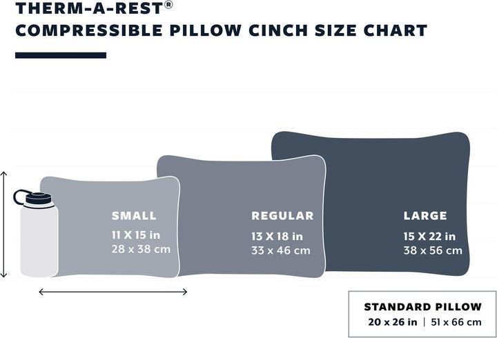 Image du produit Therm-a-Rest 40818116234 Compressible Pillow Cinch SageTopoWave S (Coussins de voyage)