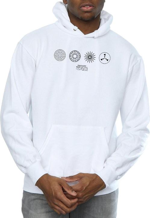 Image du produit Fantastic Beasts - Sweat à capuche CIRCULAR ICONS - Homme (L)