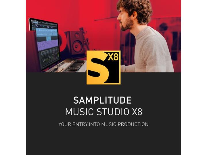 Produktbild Magix SAMPLITUDE Music Studio X8 Download Code (1 User, 1 Geräte/User, unbegrenzt)