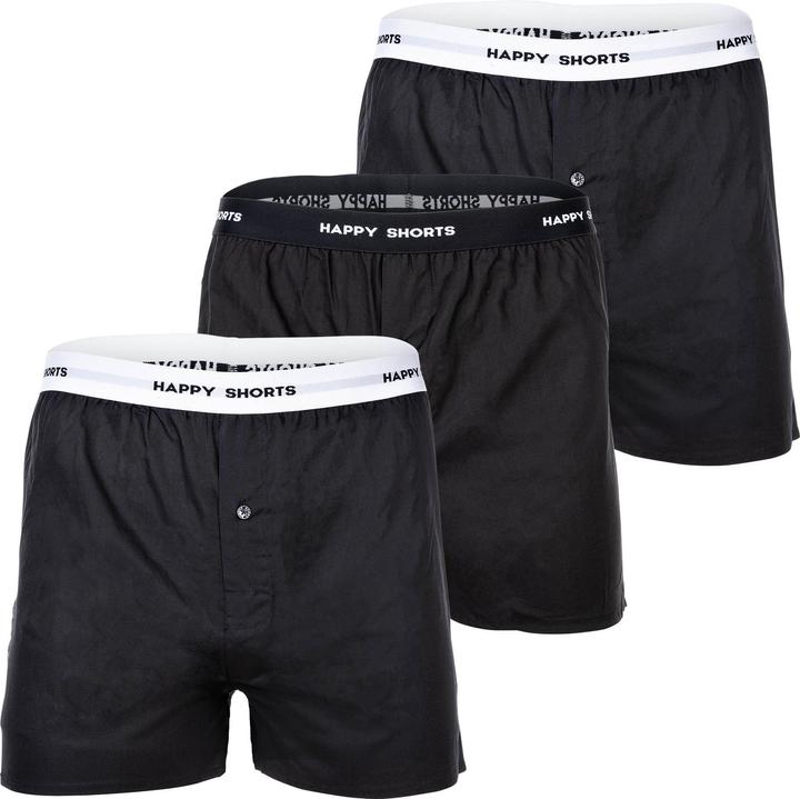 Produktbild Happy shorts Web-Boxershorts Casual Bequem sitzend (S, 3er Pack)