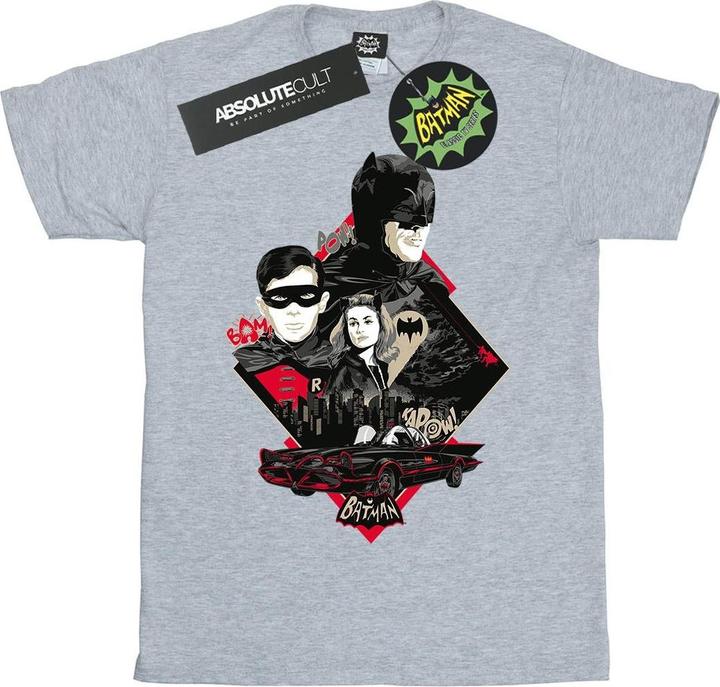 Batman TV Serie Charakter Skyline TShirt
