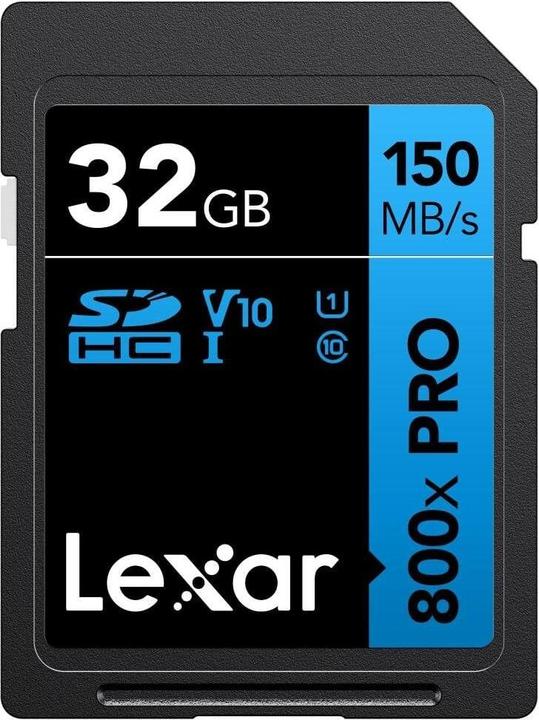 Actual product image Lexar MEMORY SDHC 32GB UHS-I/LSD0800P032G-BNNNG (32 GB, SDHC, U1, UHS-I)