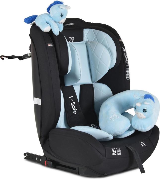 Actual product image Moni Child seat i-Size i-Safe (76-150cm) (Child seat, ECE R129/i-Size Standard)