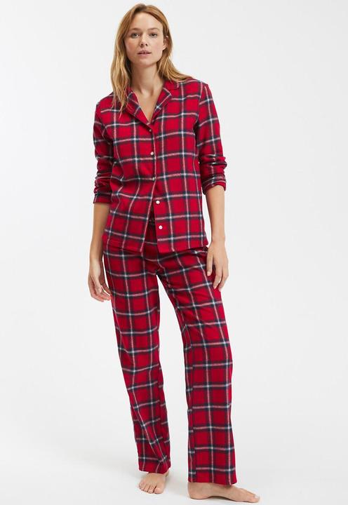 Produktbild La Redoute Collections Pyjama aus kariertem Flanell (44)