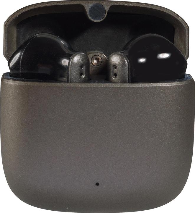 Actual product image Vivanco True Wireless Bluetooth Earphones, Metal Case, Low Latency Mode, Anthracite Metallic (180 h, Wireless)