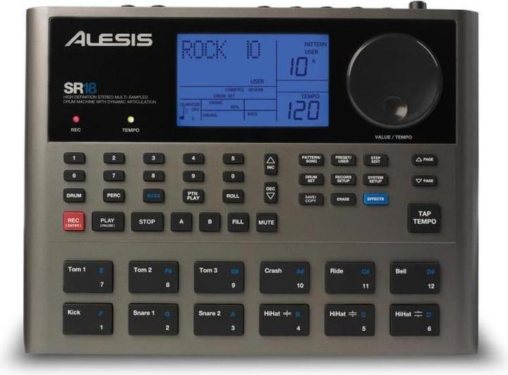 Actual product image Alesis SR18 Drum Machine (E-drum)