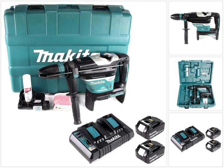 Image du produit Makita Marteau combiné sans fil 2x18V SDS-Max DHR400PG2U (Fonctionnement sur batterie)