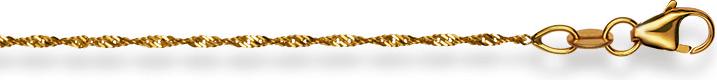 Image du produit Natsumi Schmuck Collier en or jaune 18K/750 Singapour 1.2mm 45 cm (750/18 K Or jaune, 45 cm)