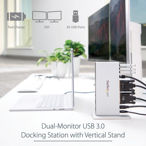 Image du produit StarTech Station d'accueil pour ordinateur portable USB 3.0 (USB-B, 5 Ports)