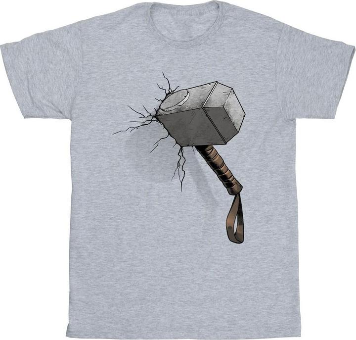 Produktbild Marvel Thor Hammer Crack TShirt (S)