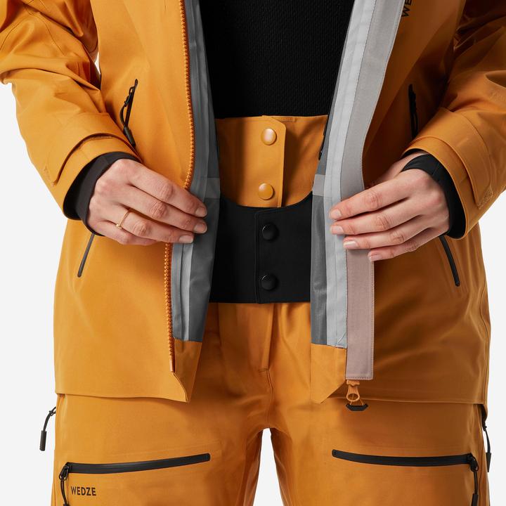 Image du produit Wedze Veste de ski chaude et respirante femme, FR 500 camel (M)