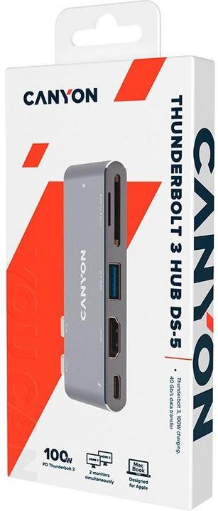 Image du produit Canyon Station d'accueil DS-5B (Thunderbolt, 5 Ports)