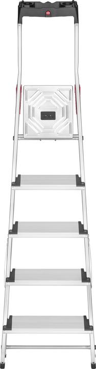 Actual product image Hailo L80 ComfortLine, aluminium safety stepladder, 5 steps (Stepladder, 150 cm)