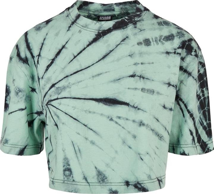 Urban Classics Ladies Oversized Cropped Tie Dye Tee