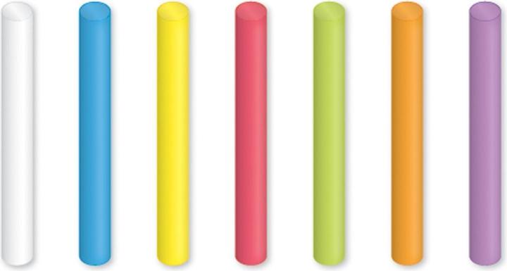 Actual product image Crayola Chalk (Multicolor, 12 x)