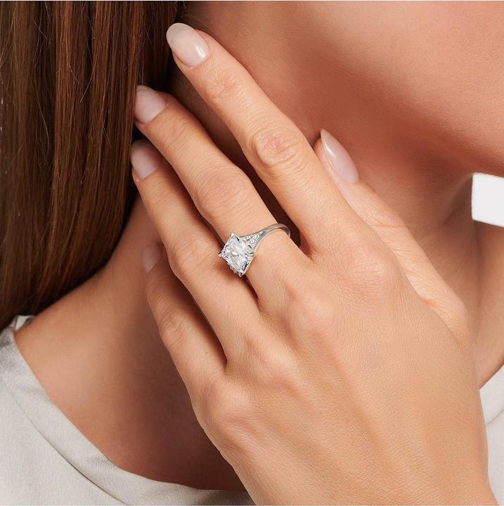 Image du produit Thomas Sabo Bague pierre blanche argent (54, Argent 925)