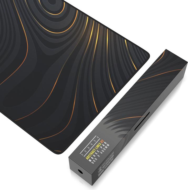 Produktbild Titanwolf Gaming Mauspad, 900 x 400mm XXL Speed Gaming Mausmatte, Mauspad extra große Oberfläche, Abstrakt (XXL)