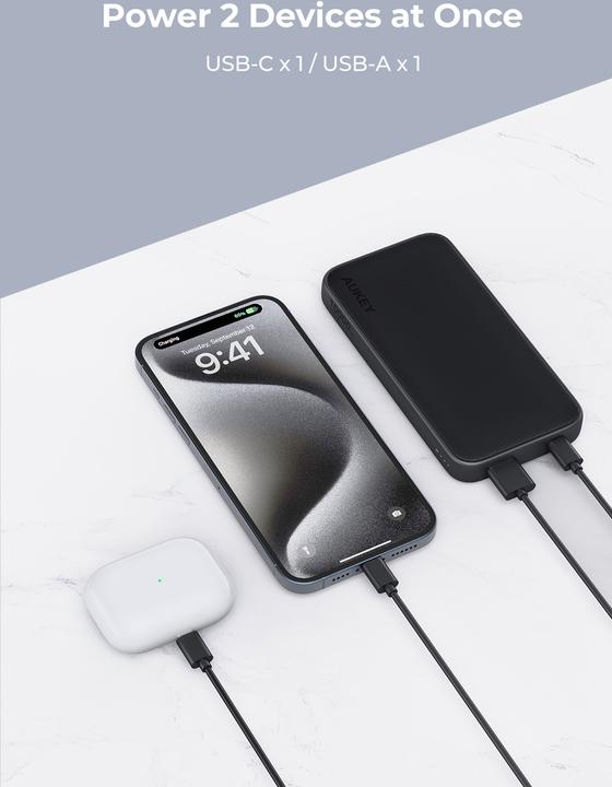 Produktbild Aukey Sprint 10000mAh PB (10000 mAh, 15 W, 15 Wh)