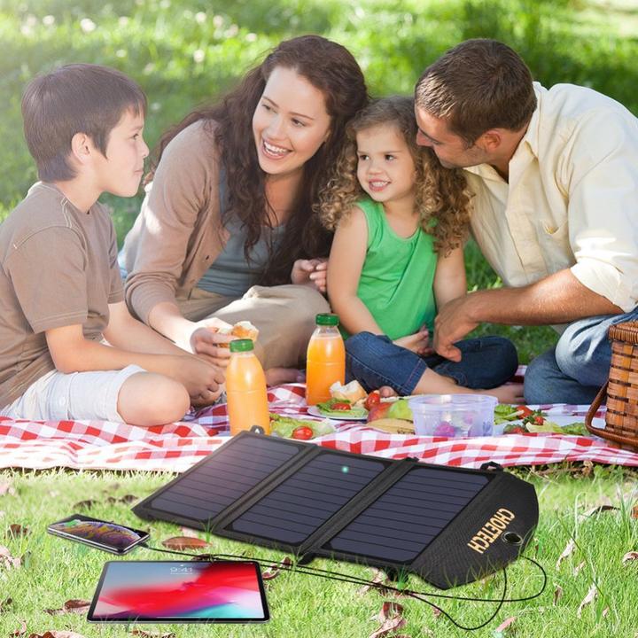 Image du produit Choetech Chargeur solaire USB (19 W, 0.48 kg)