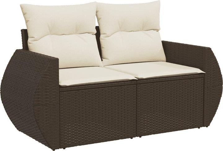 Image du produit VidaXL Meuble de jardin Canapé Ensemble de jardin Ensemble de jardin 10 pièces Marron