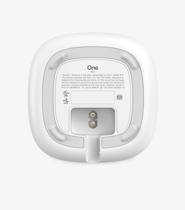 Actual product image Sonos One Gen2 (Wi-Fi, Airplay 2)