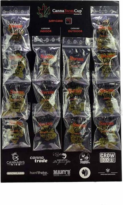 Actual product image CannaSwissCup CBD Flowers Jury Card (14 g, Indoor)