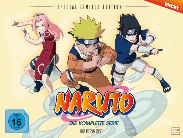 Image du produit Naruto uncut La série complète Special Limited Editi (DVD, 2002, Allemand)