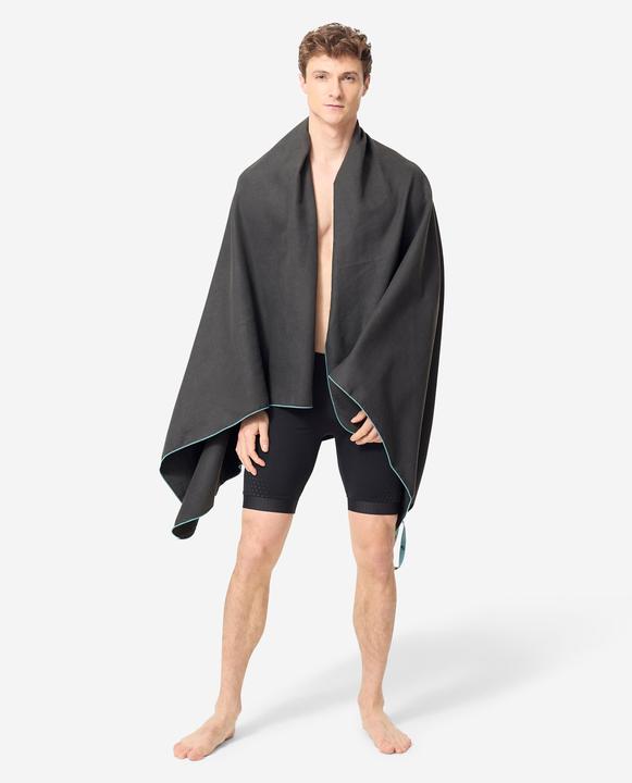 Image du produit Nabaiji Serviette microfibre ultra compacte taille XL 110 x 175 cm - noir (110 x 175 cm)