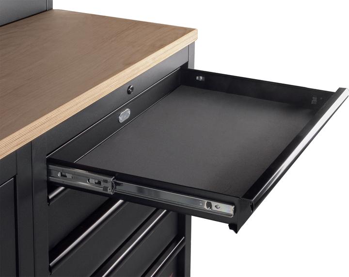Actual product image Kraftwerk MOBILIO BLK Kombi Lochwand Buche (392 cm, 200 cm)
