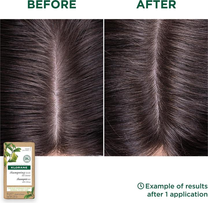 Produktbild Klorane Festes Shampoo mit Zedrat (80 ml, Festes Shampoo)