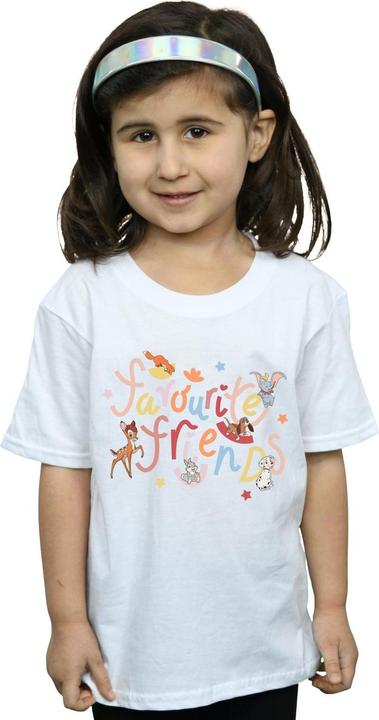 Actual product image Disney Girls Little Friends Favourite Animal Cotton T-Shirt (152, 158)