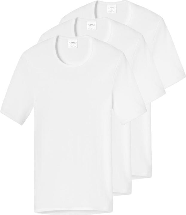 Actual product image Schiesser 3-pack Original Classics fine rib vest / short sleeve shirt (4XL)