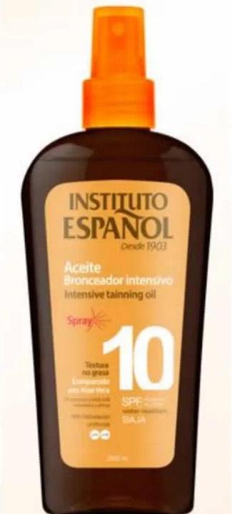 Image du produit Instituto Español Sol. Aceite Proteccion Solar Bronceadora Spray 250 ml (250 ml)