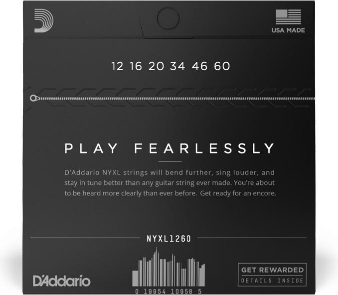 Image du produit D'Addario NYXL1260 New York XL (6 x, Guitare, 0.01")