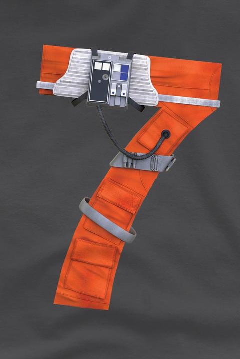 Actual product image Star Wars Childrens/Kids 7 X-Wing Fighter T-Shirt (128)