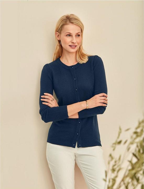 Immagine prodotto Anne Weyburn Cardigan con scollo rotondo e abbottonatura (48, 50)