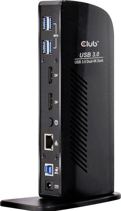 Produktbild Club 3D Dual Display Docking Station 4K60Hz (USB-B, 6 Ports)
