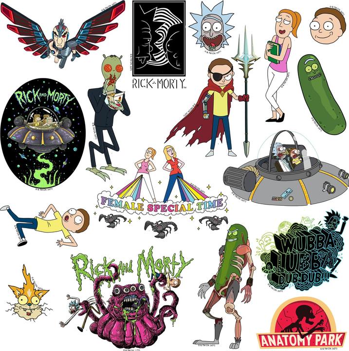 Image du produit Rick And Morty - Autocollants DELUXE