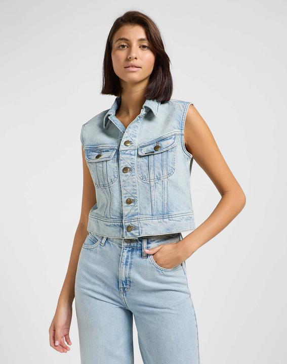 Produktbild Lee Jeansjacke Cropped Rider Vest (S)